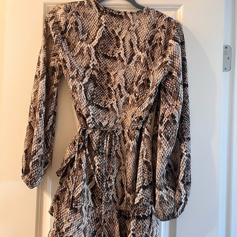 1. State Python Print Wrap Dress (0) - image 2